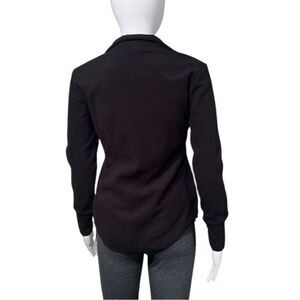 Old Navy Black Full Zip Fleece Jacket NWOT (XS Petite)